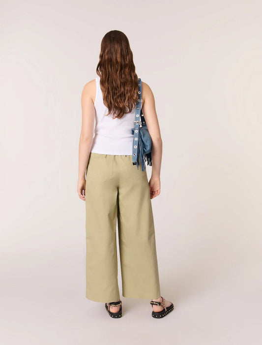 White-Rib knit tank top