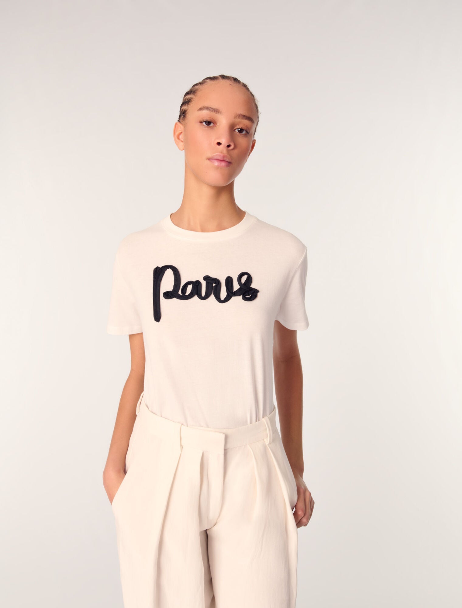 White-Cotton t-shirt