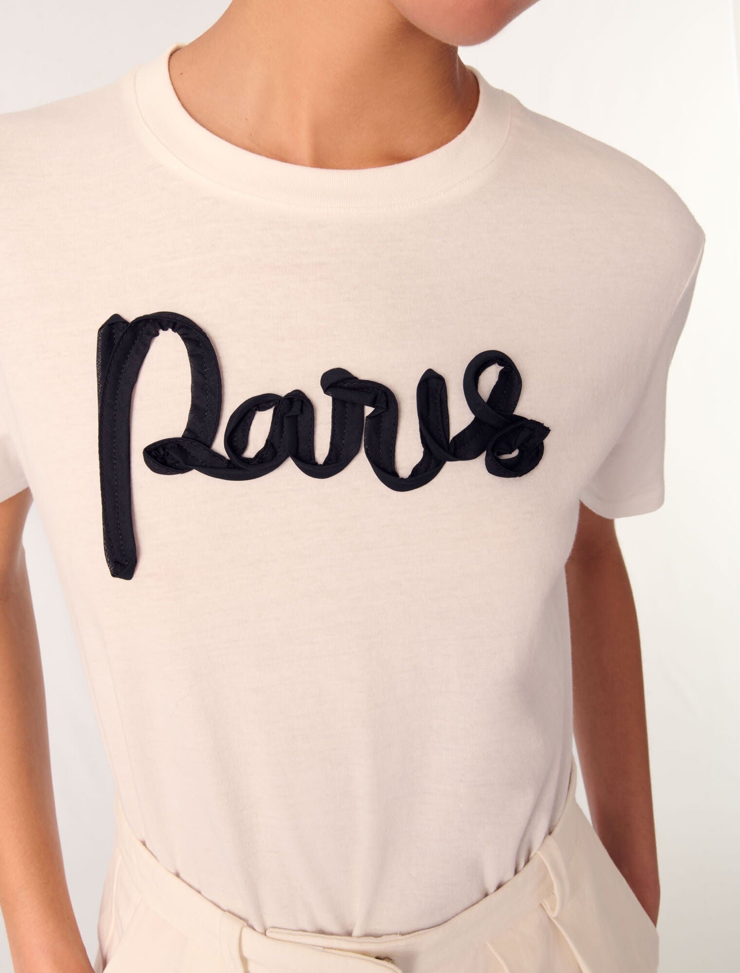 White-Cotton t-shirt