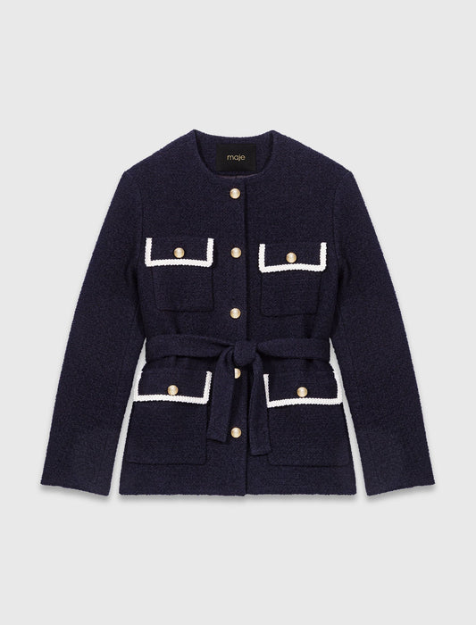 4-pocket tweed jacket