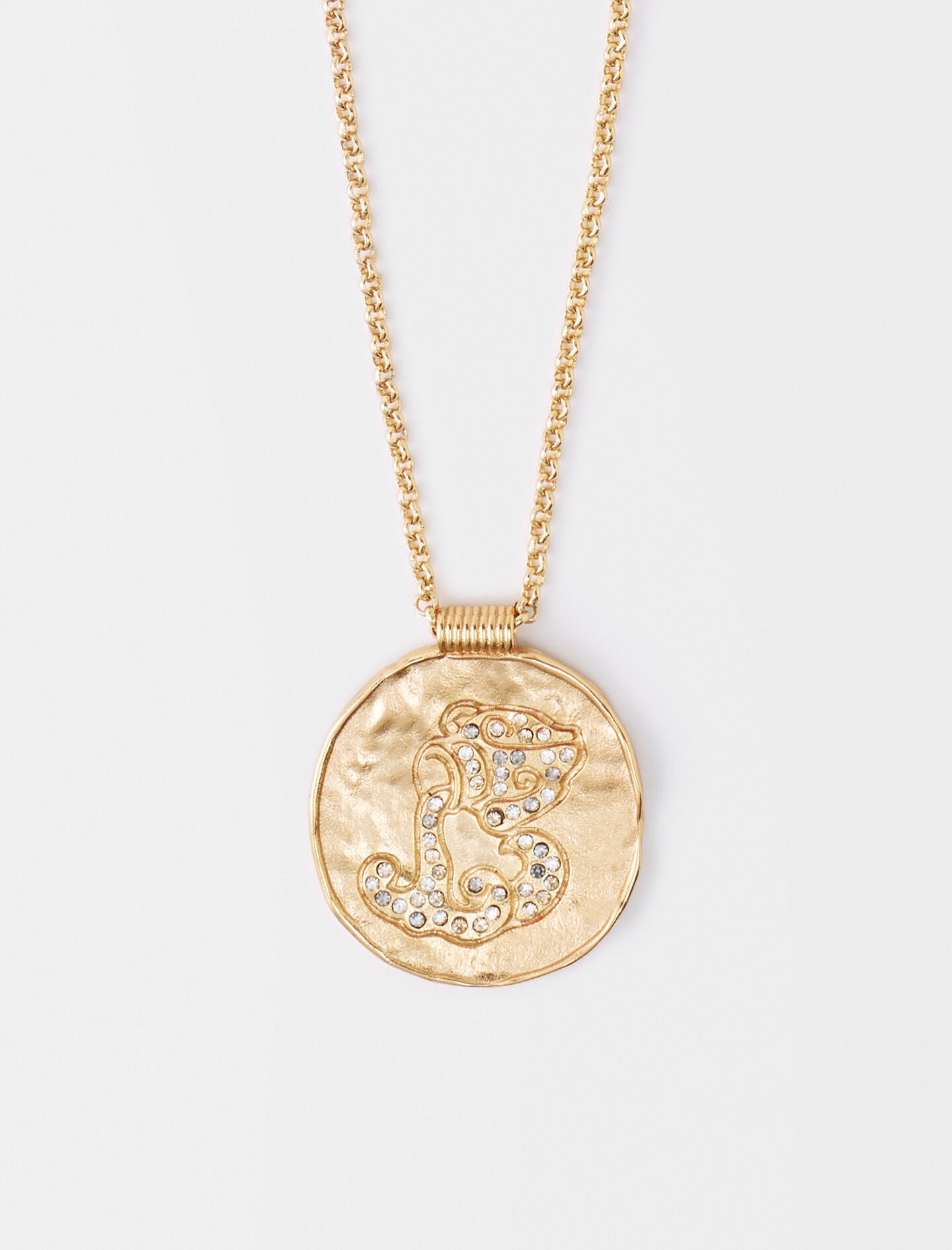 Aquarius zodiac medal