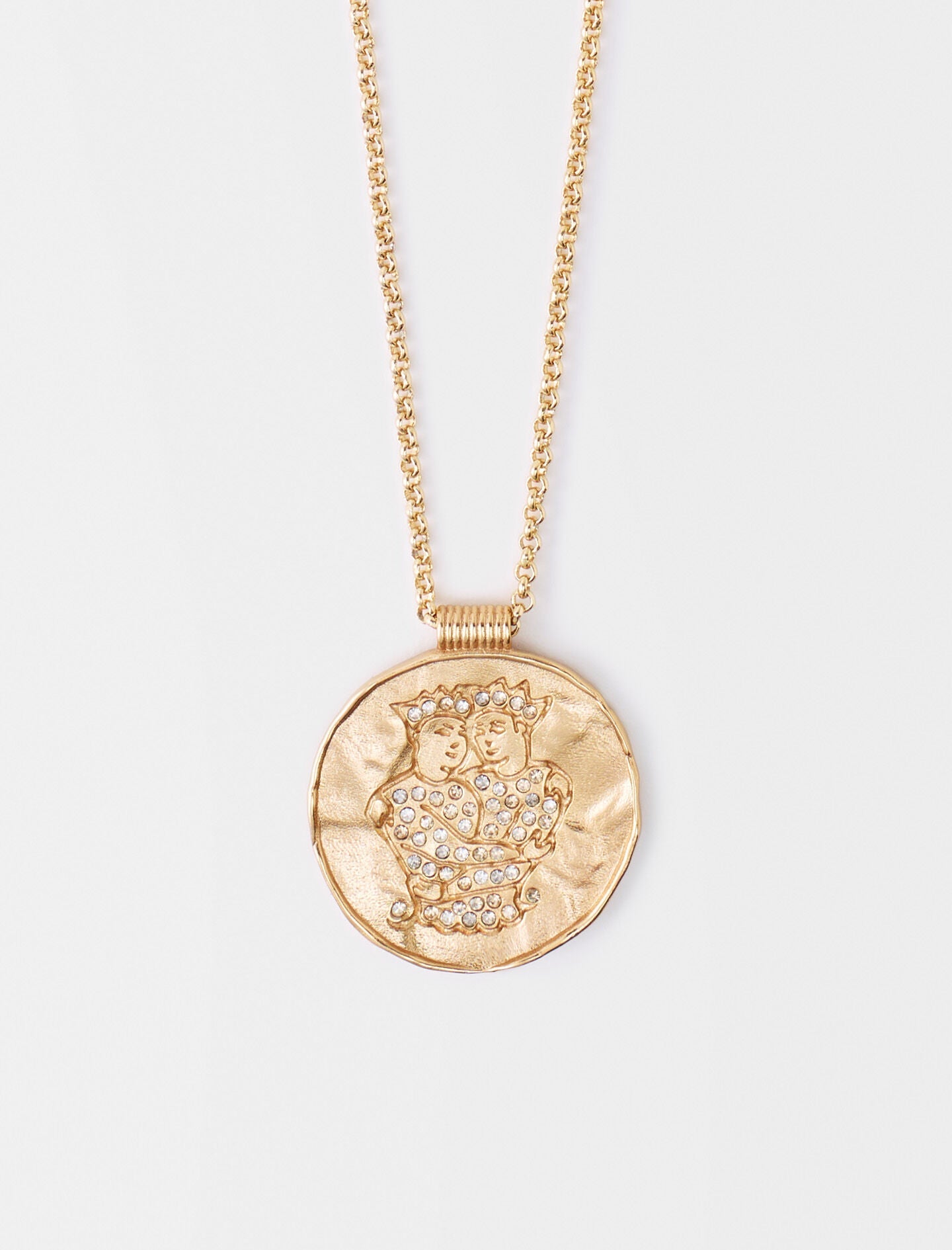 Gemini zodiac medal