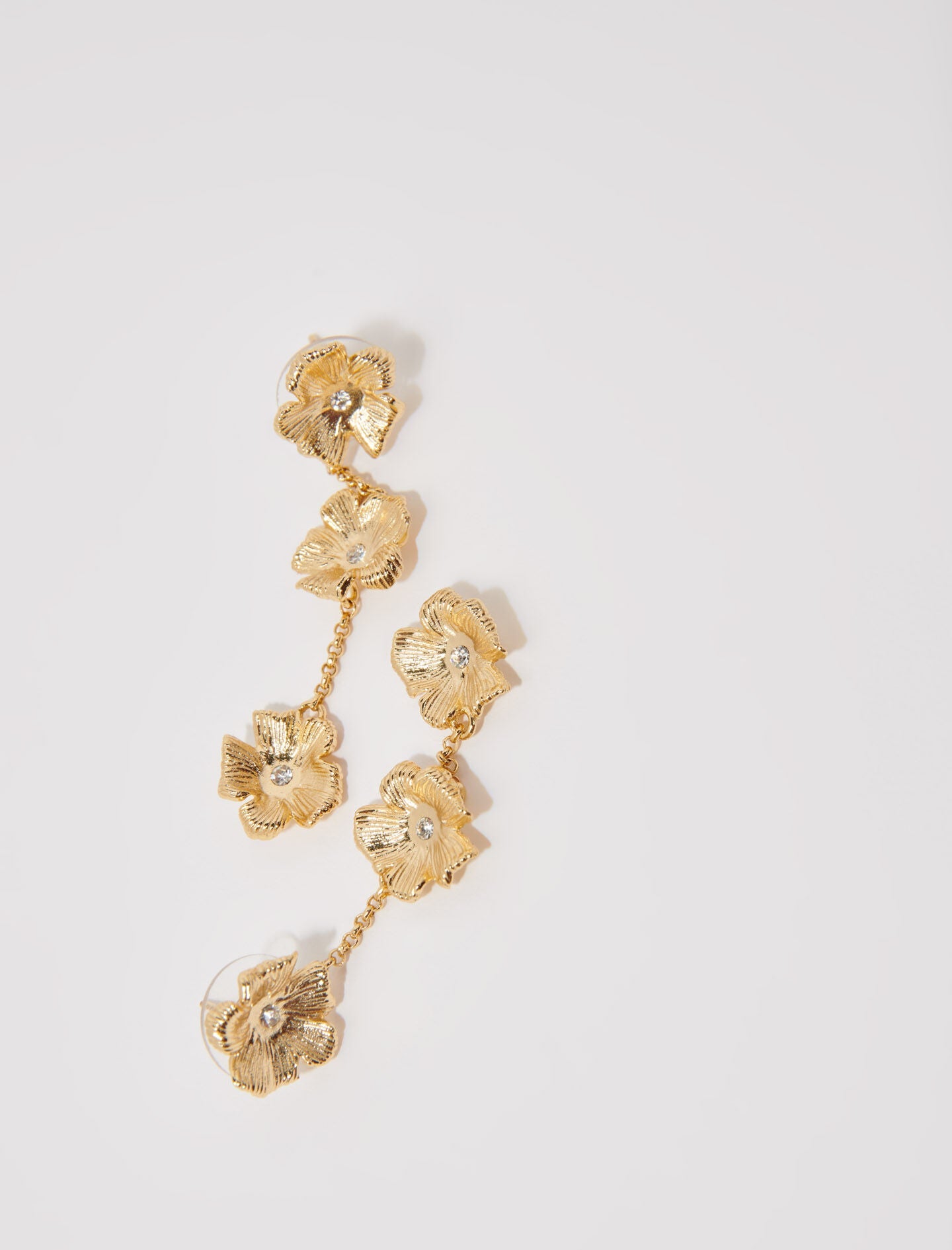 Flower Earrings Gold