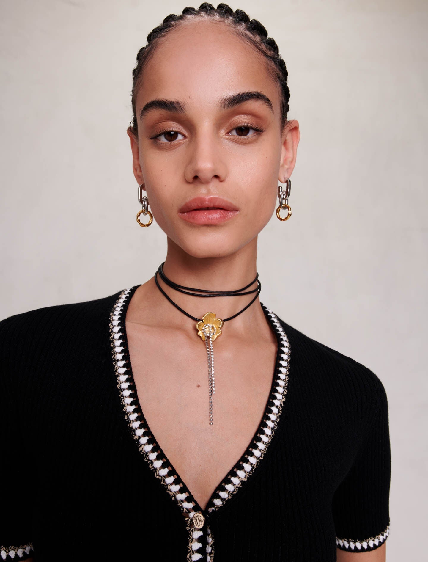 Flower Necklace Gold