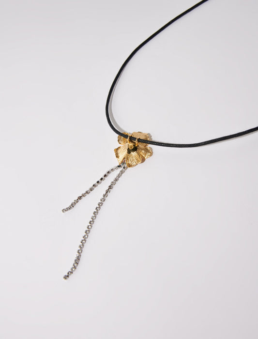 Flower Necklace Gold