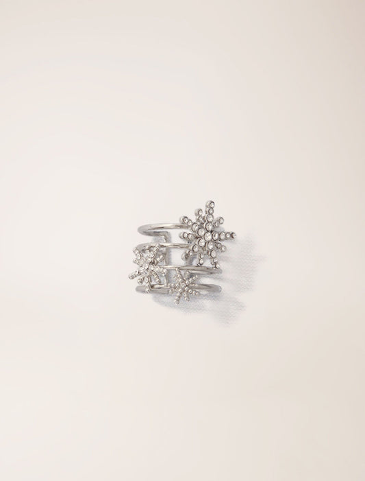 Silver-featured-Rhinestone star ring