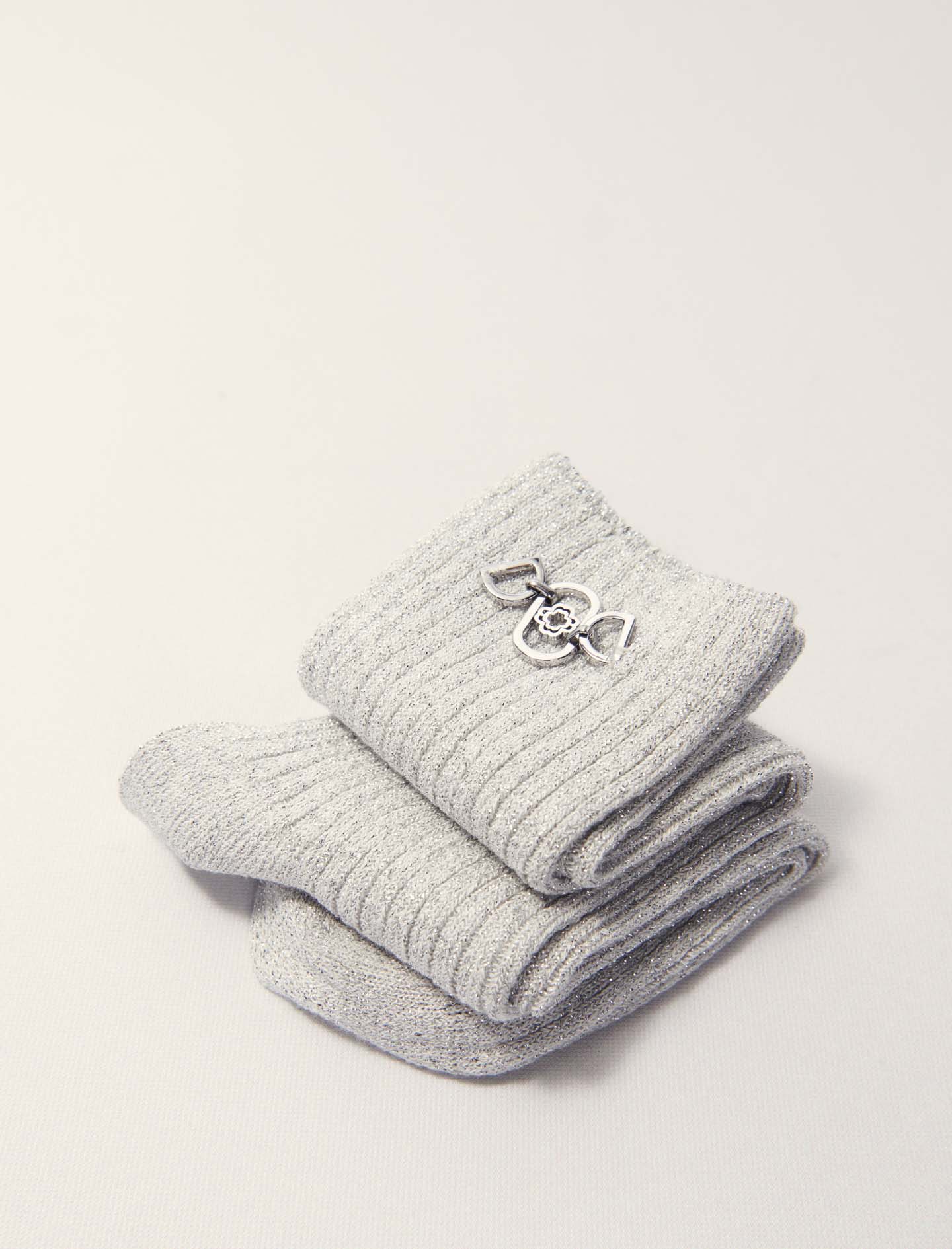 Silver-Clover Socks