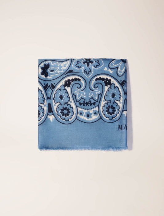 Blue Bandana Print-Bandana Print Shawl