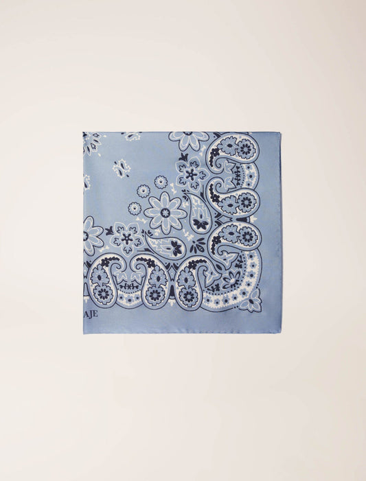 Blue Bandana Print-featured-Bandana Print Scarf