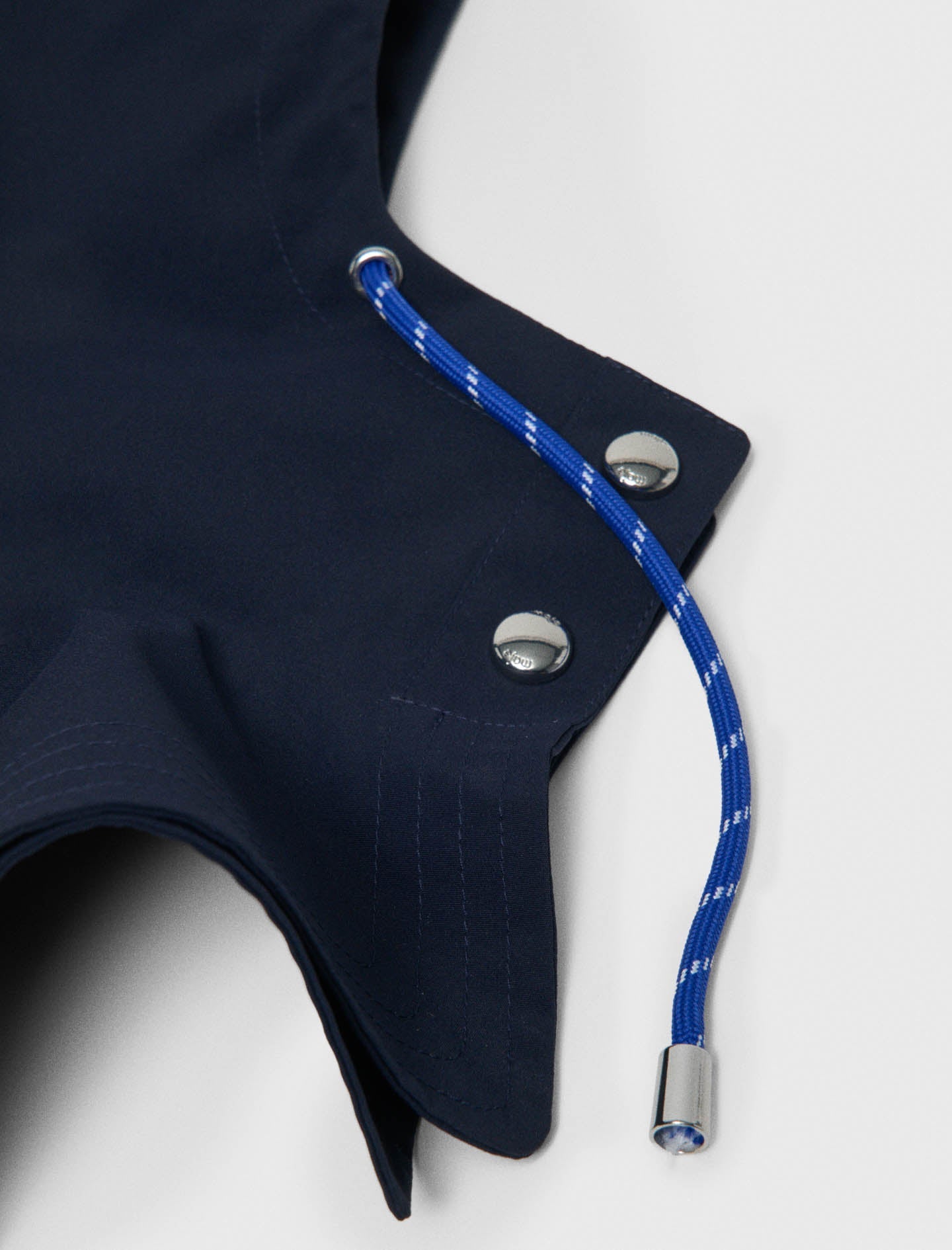Waterproof Drawstring Hood NAVY
