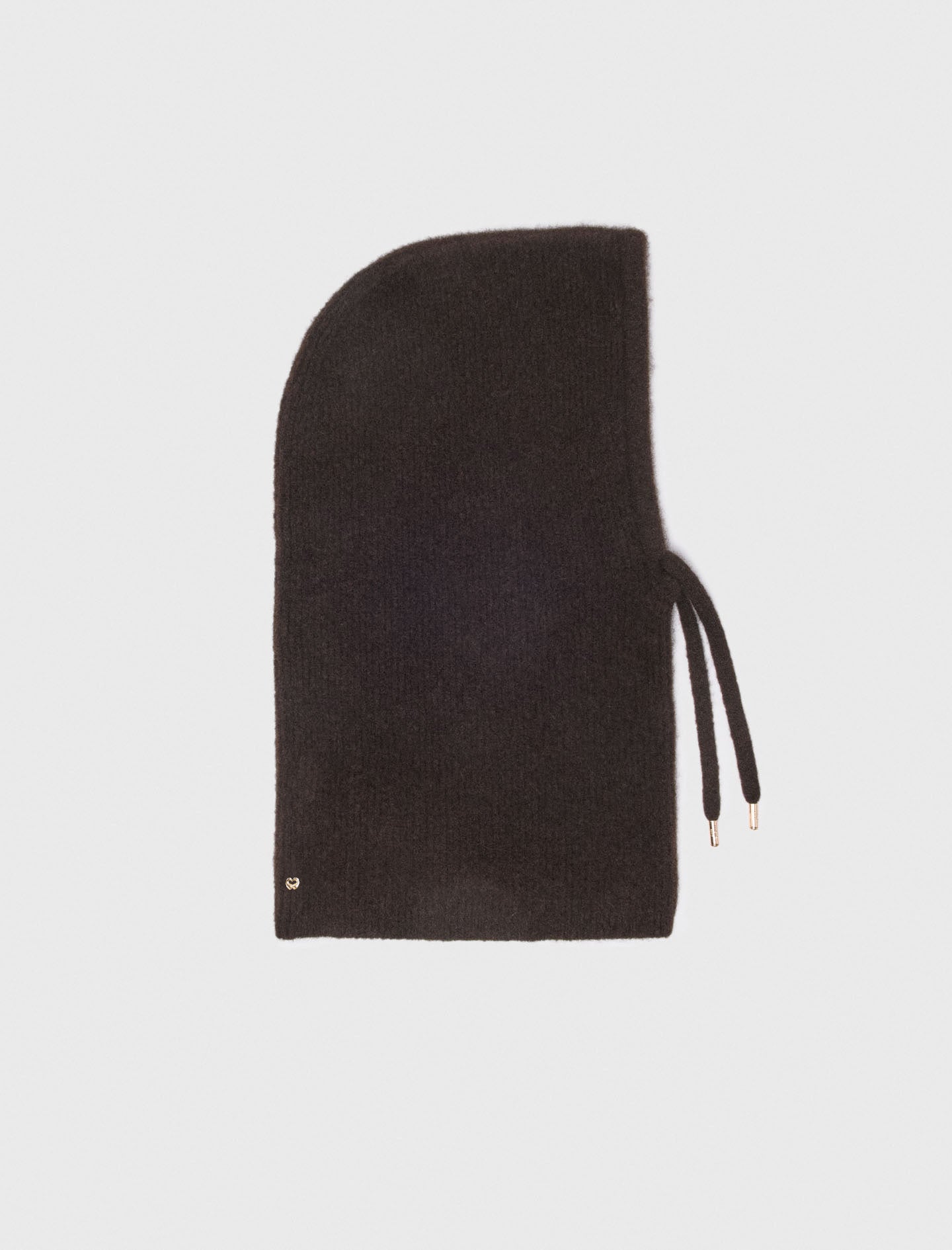 Yak wool balaclava Dark Brown