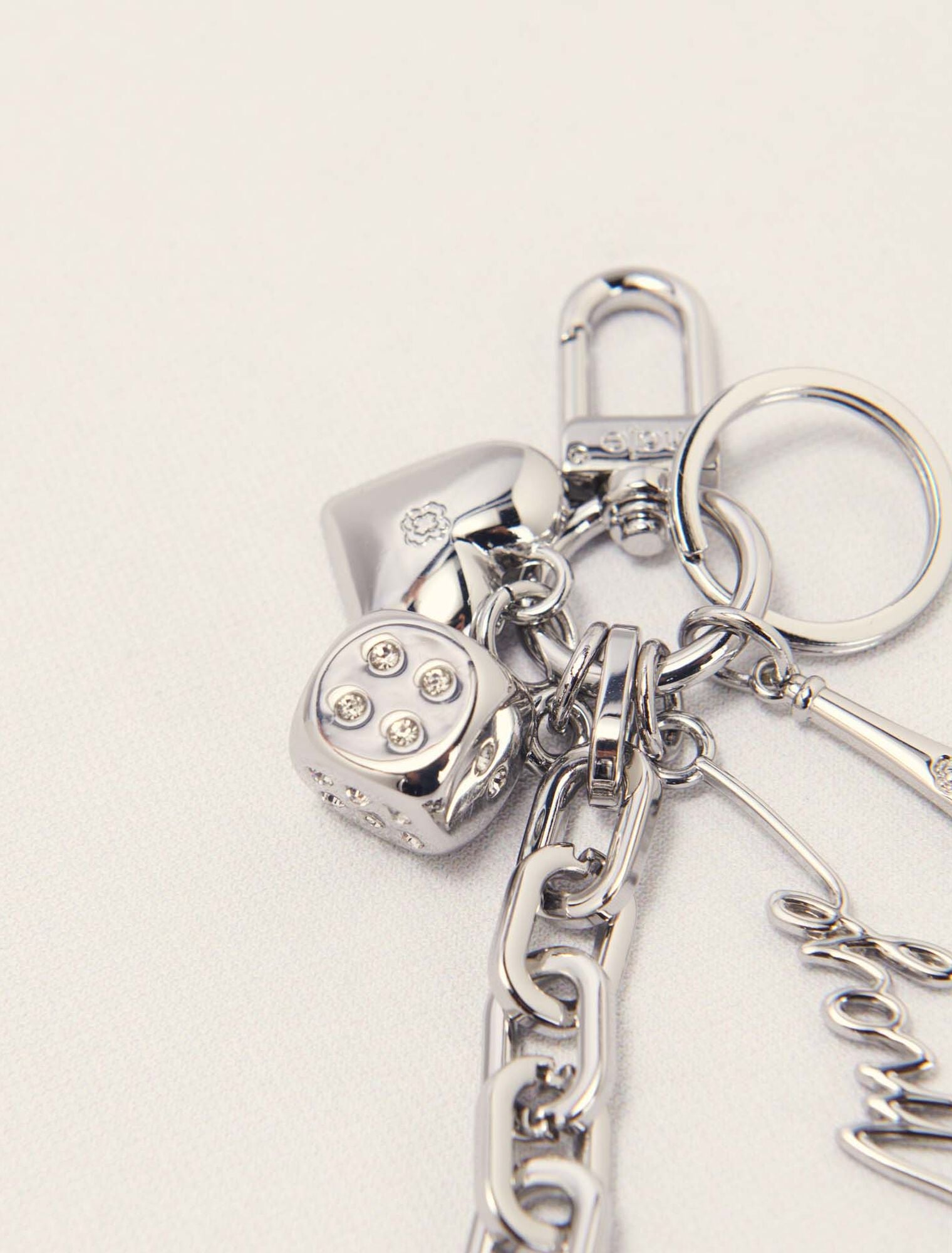 Silver Maje jewellery key ring