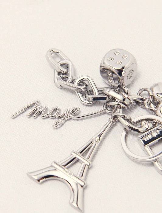 Silver Maje jewellery key ring