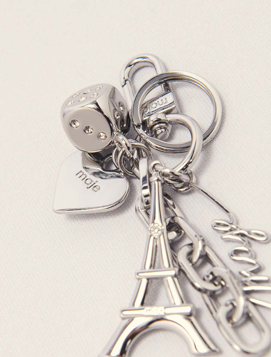 Silver Maje jewellery key ring