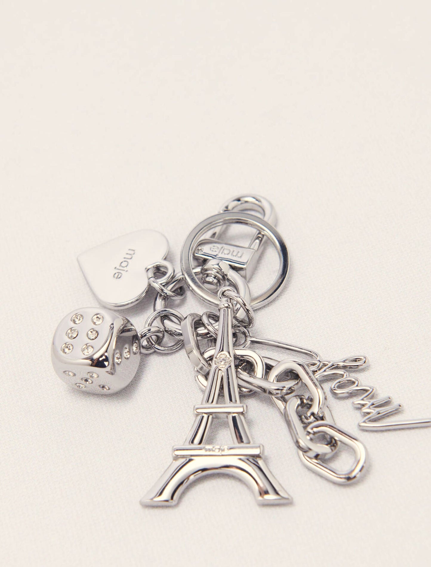 Silver Maje jewellery key ring