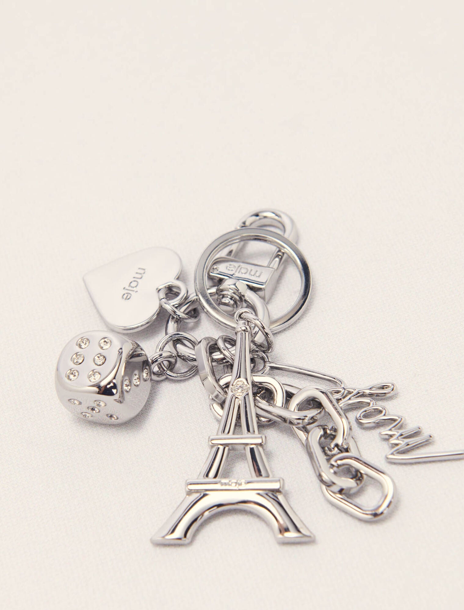 Silver Maje jewellery key ring