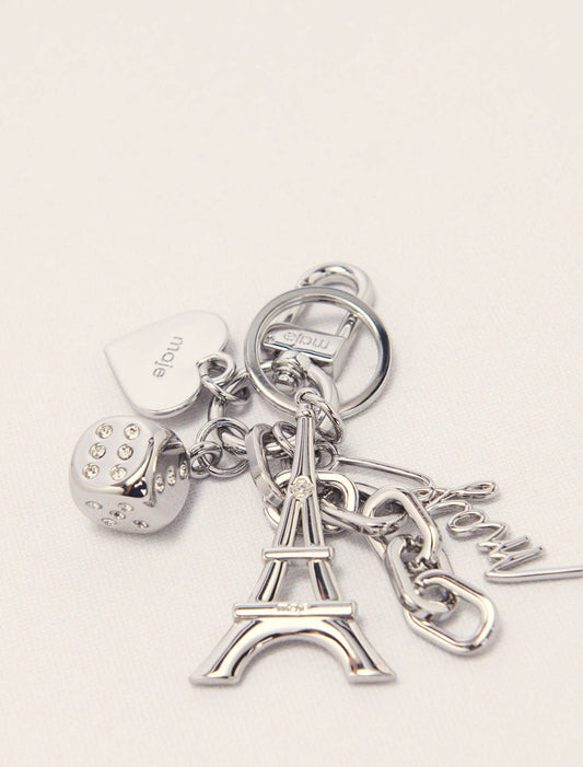 Silver Maje jewellery key ring