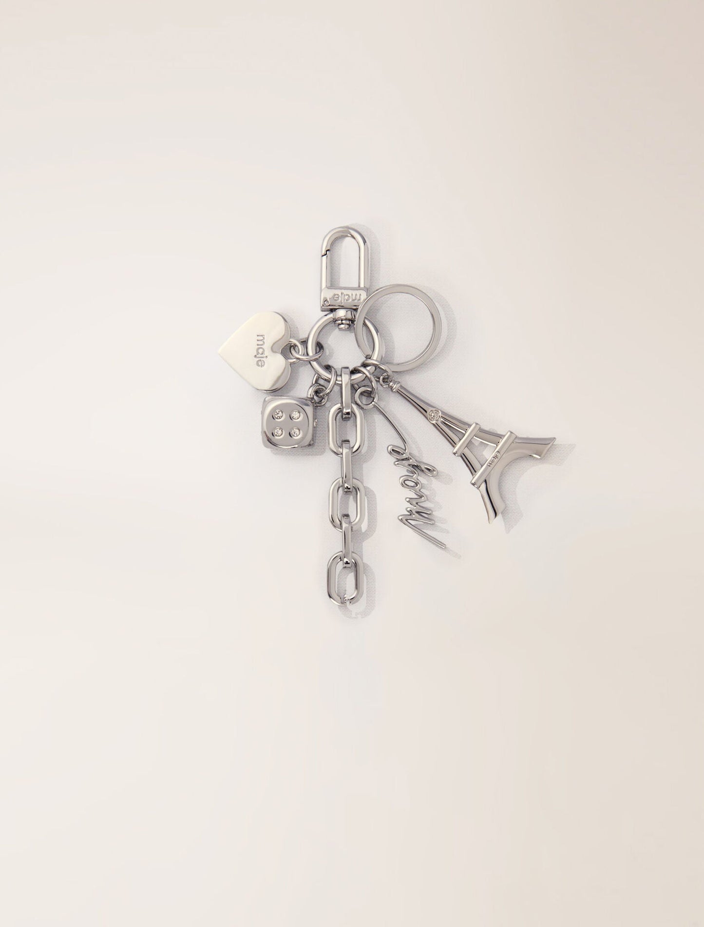Silver Maje jewellery key ring