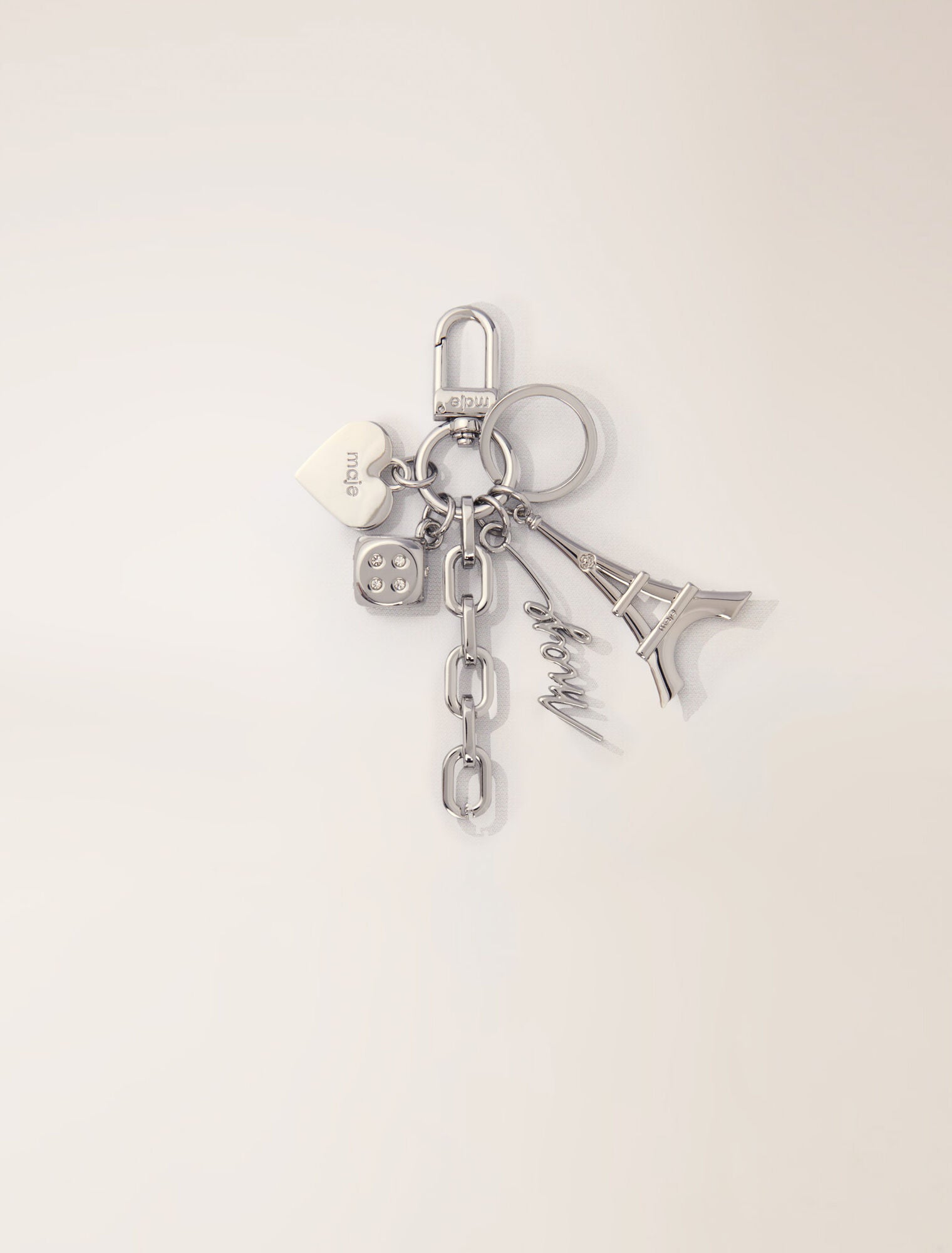 Silver Maje jewellery key ring