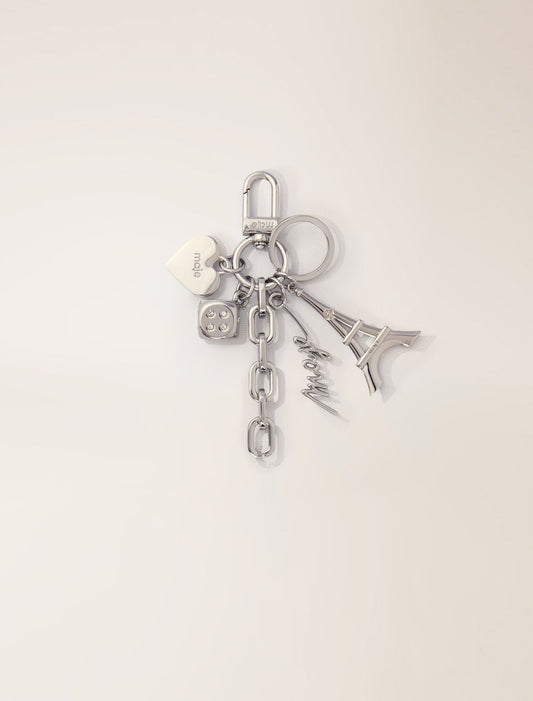 Silver Maje jewellery key ring