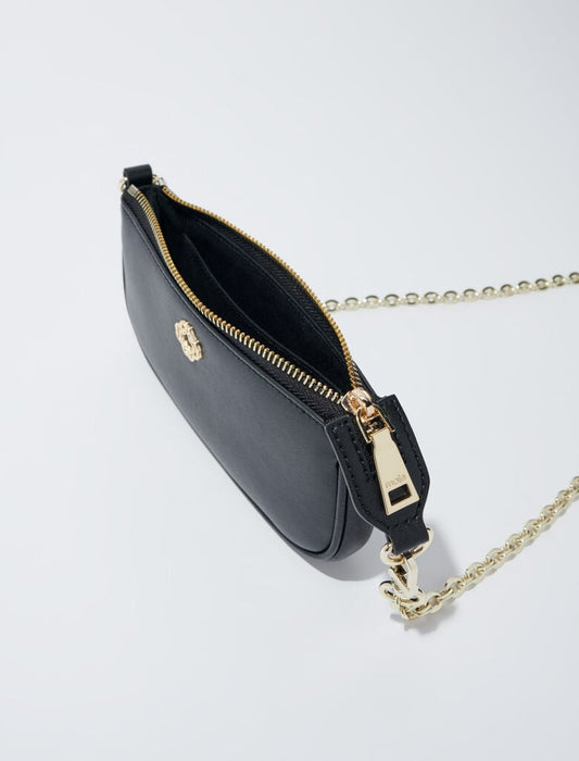 Black  -Leather clutch bag