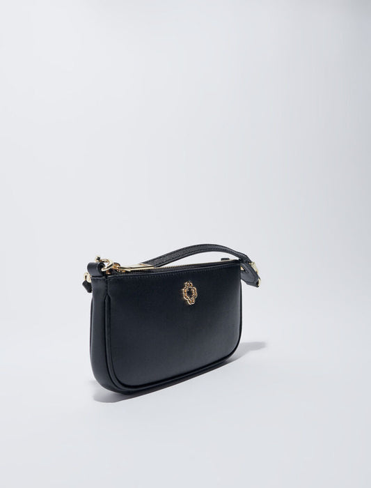 Black  -Leather clutch bag
