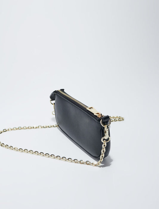 Black  -Leather clutch bag