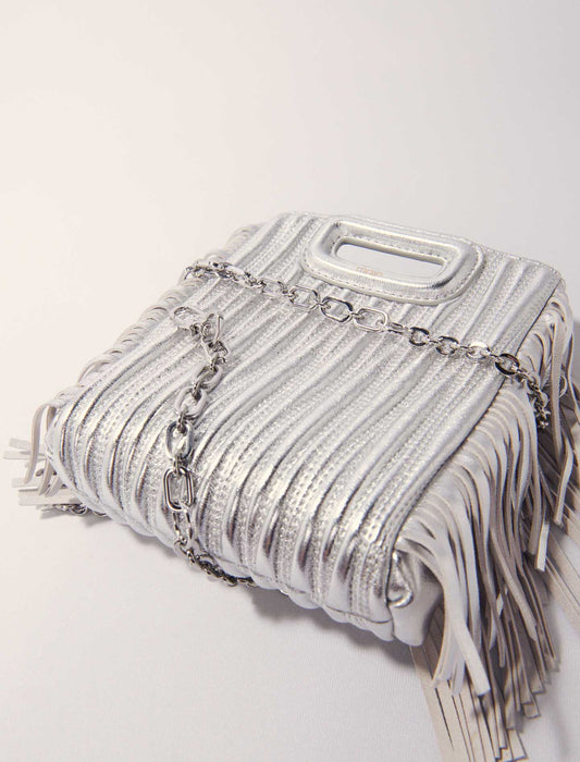 Silver-Mini M Bag