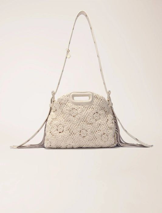 Ecru-featured-Crochet-Knit Mini Miss M Bag