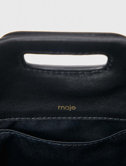 Rhinestone Miss M mini bag Black