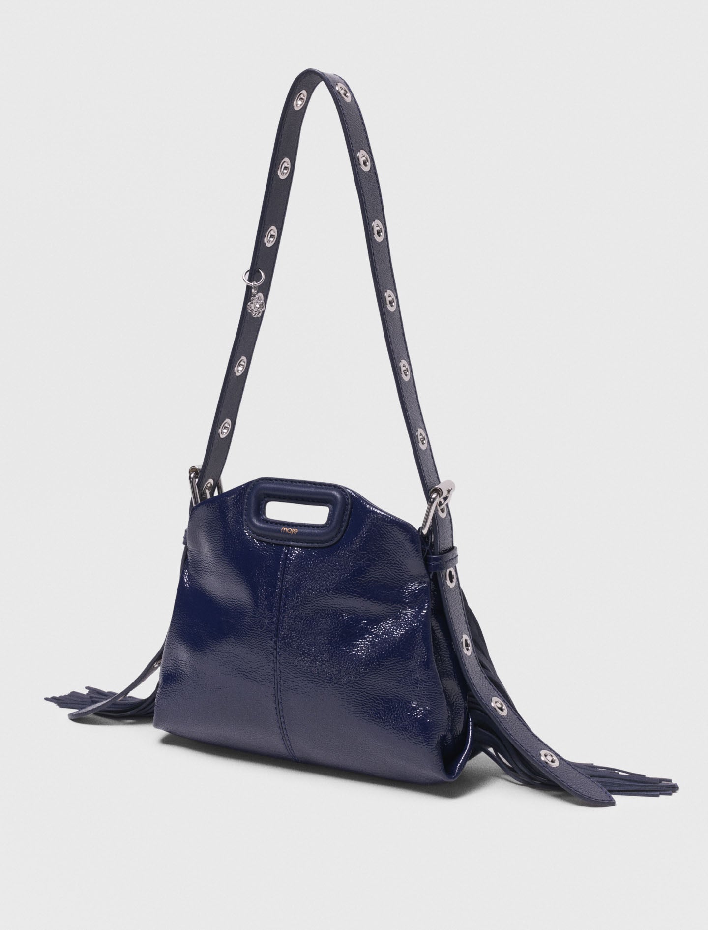 Naplak Leather Miss M Mini Bag Navy