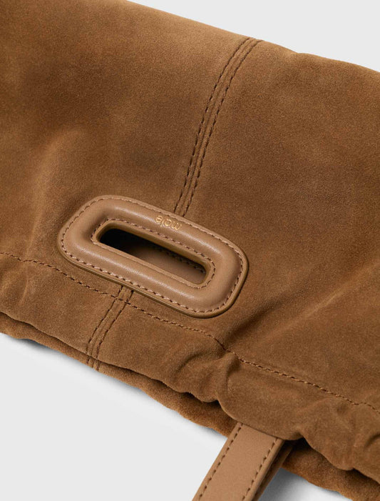 Suede Milpli Gazette Bag Camel