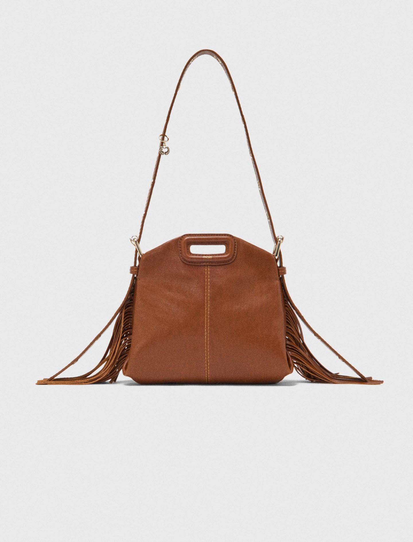 Smooth leather mini Miss M bag Tobacco