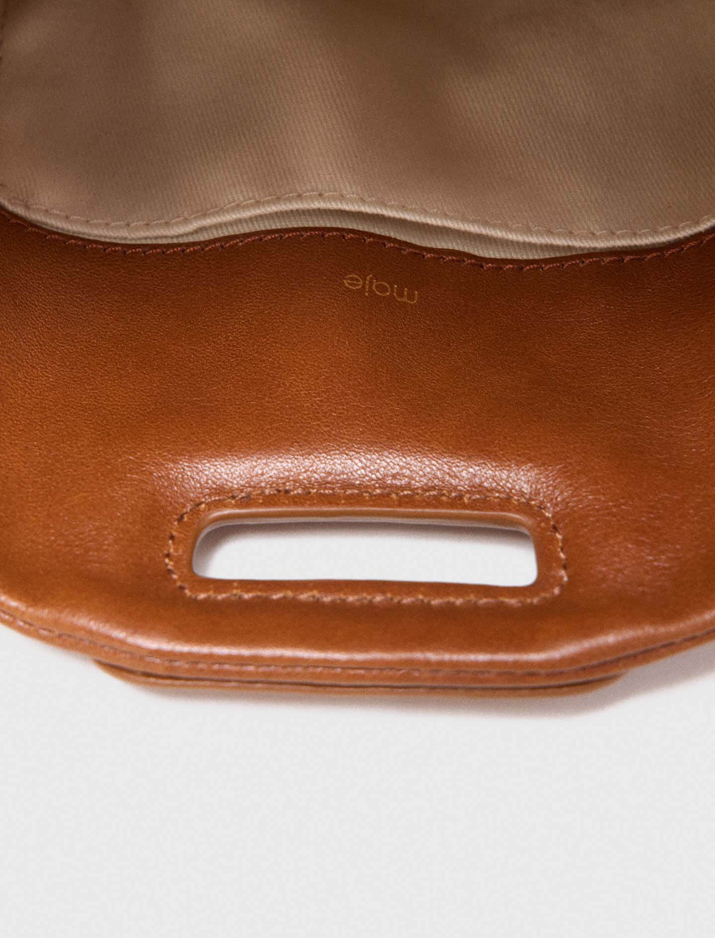 Smooth leather mini Miss M bag Tobacco