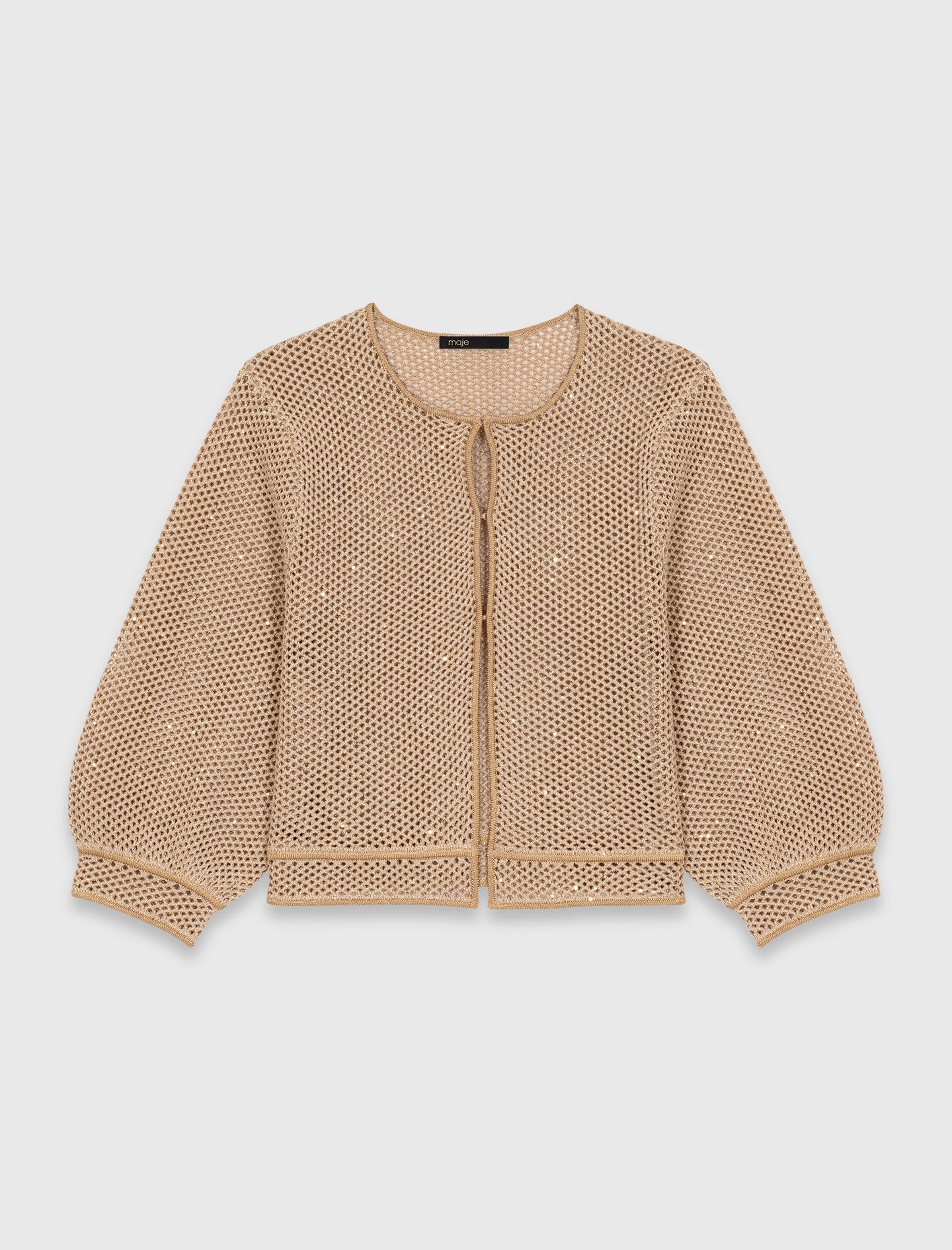 Rhinestone knit cardigan