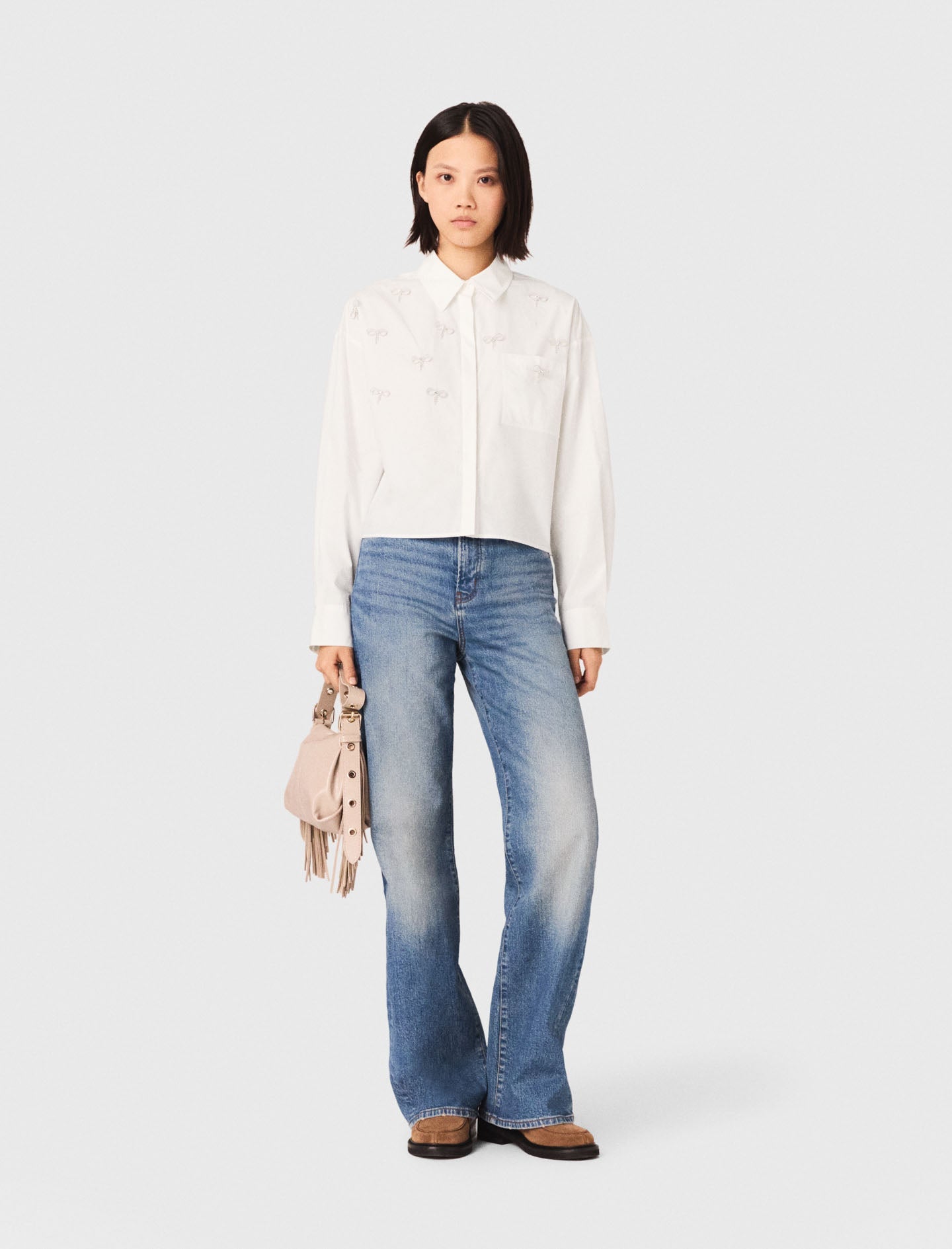 Jewel detail shirt