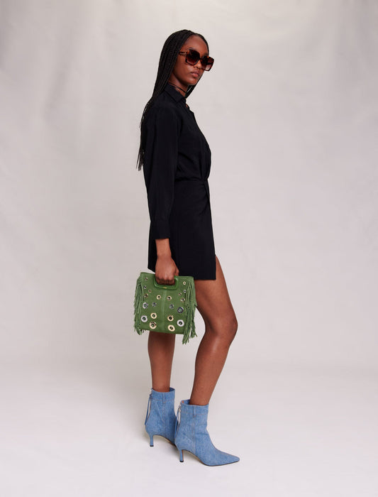 Black  -straight-fit playsuit