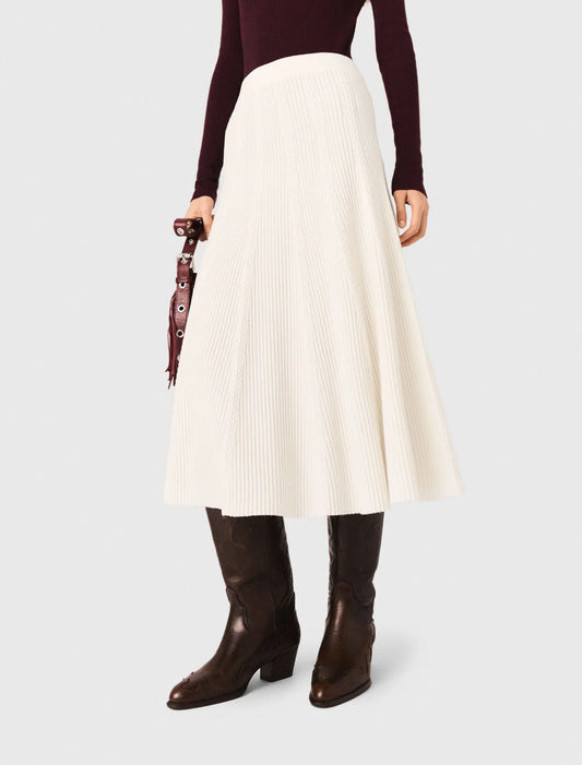 mfpju01530 long knit skirt ecru