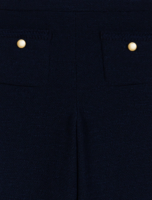 Tweed trousers Navy