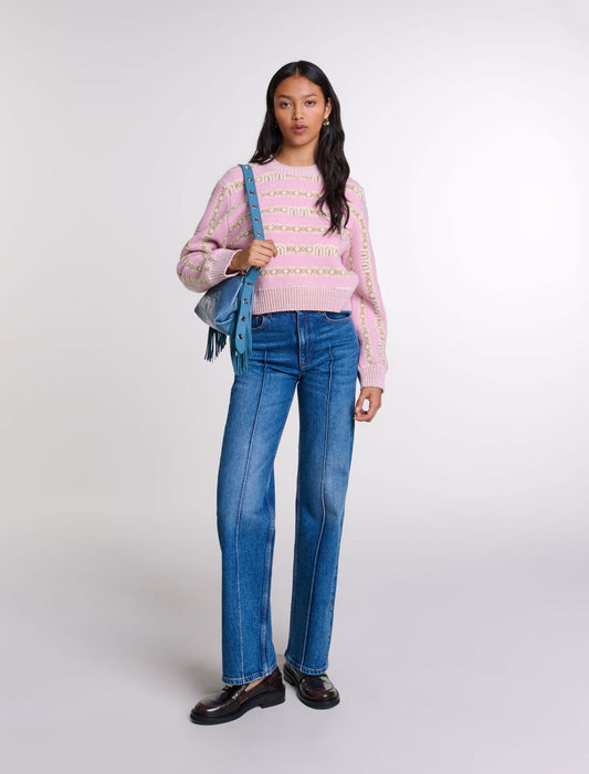 Multi-Coloured featured-Jacquard Jumper