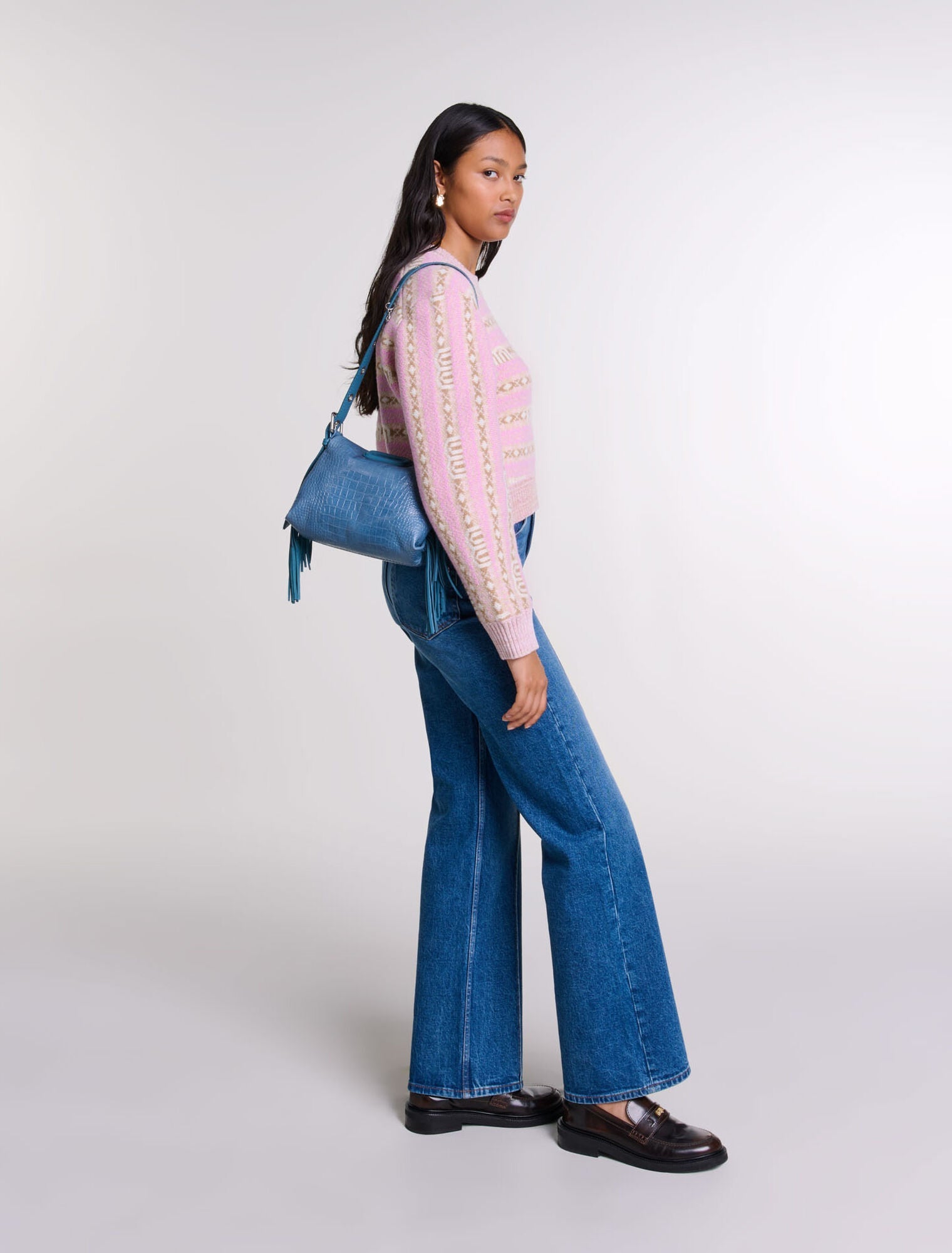 Multi-Coloured  -Jacquard Jumper