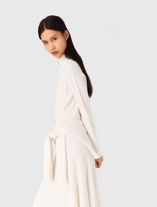 High-neck jumper Ecru