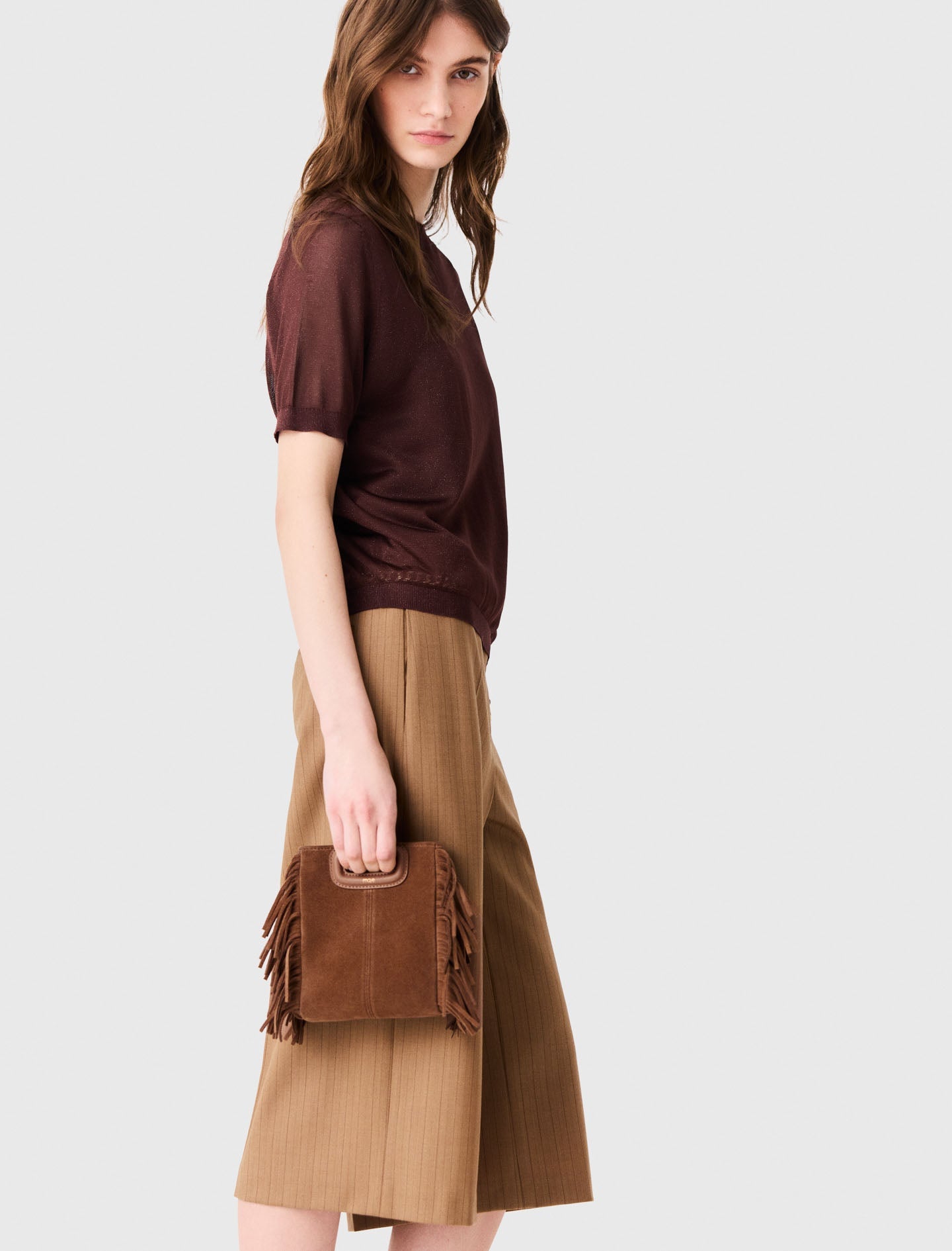 2-in-1 jumper Brown