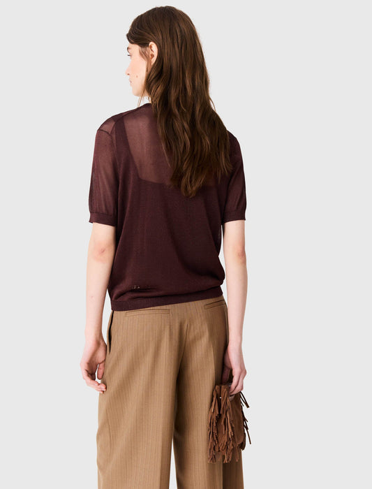 2-in-1 jumper Brown