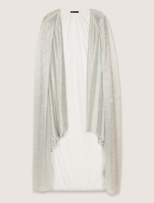 Blue Sky Maxi Dress with Cape