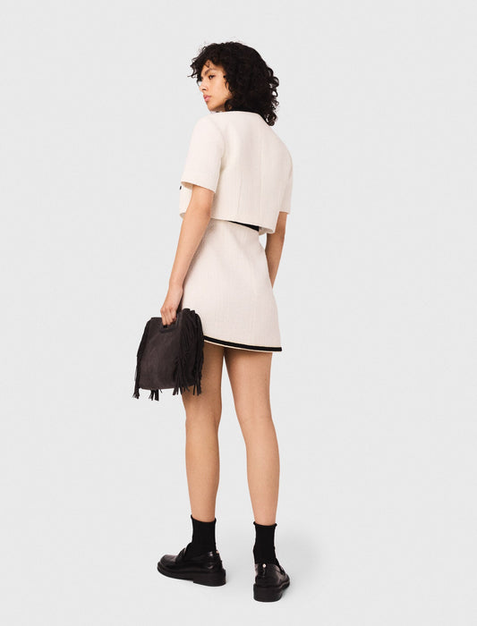2-in-1 tweed dress