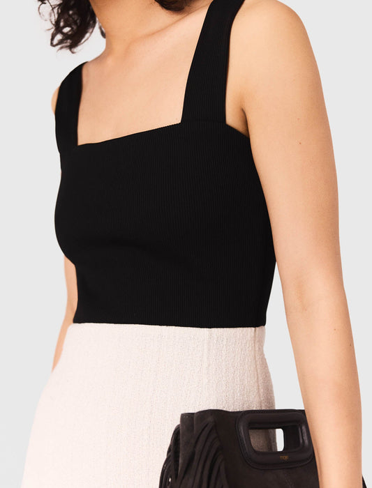 2-in-1 tweed dress