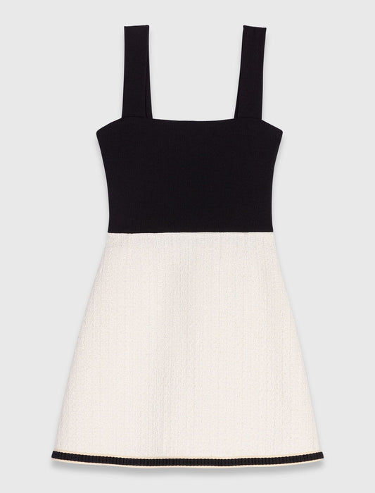 2-in-1 tweed dress
