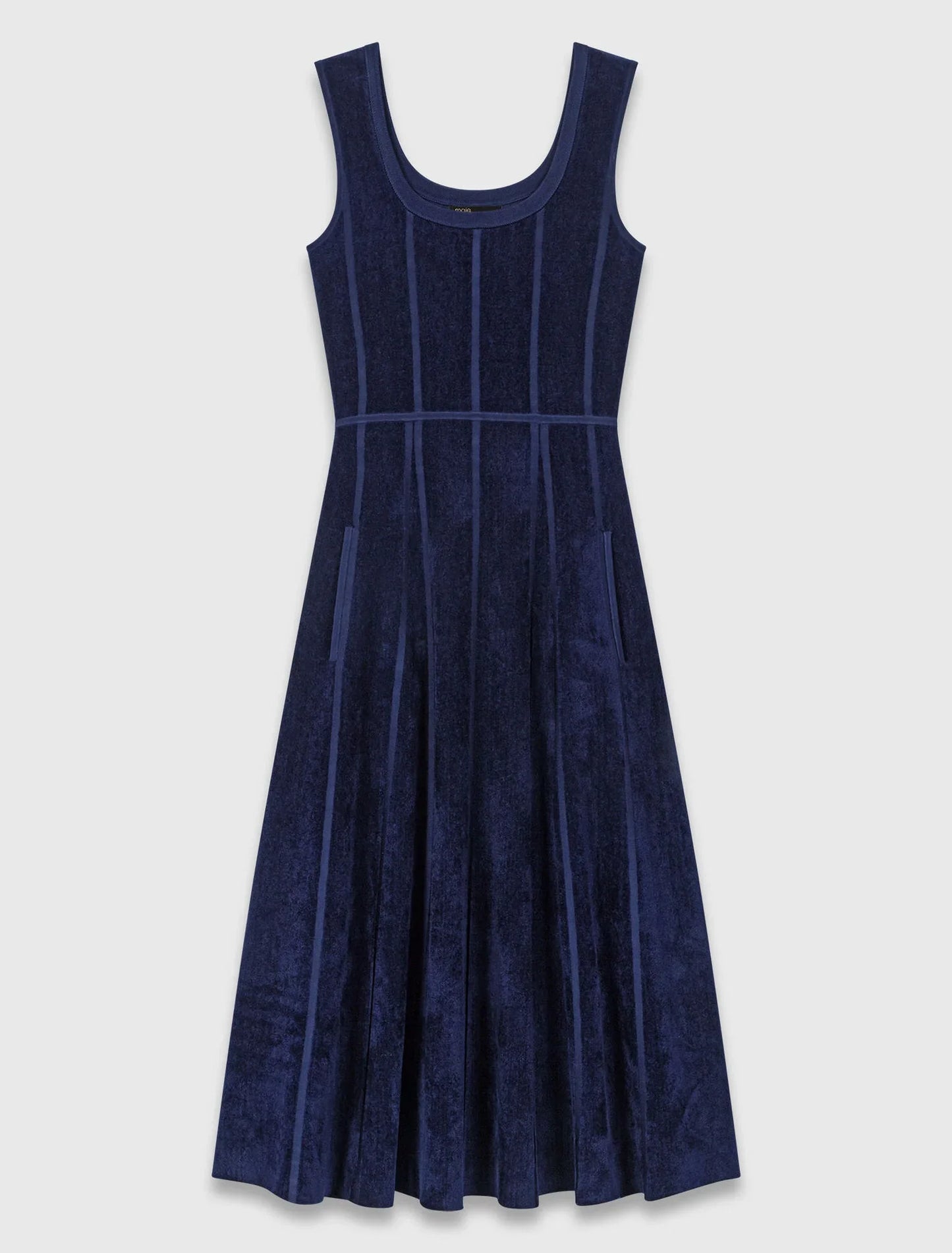 Velvet maxi dress