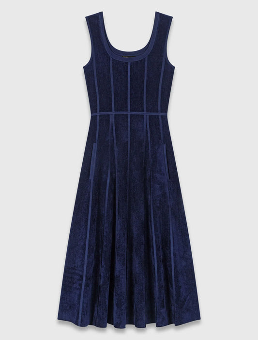 Velvet maxi dress